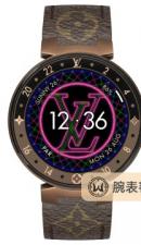 路易·威登智能腕表Tambour Horizon哑光棕色智能腕表