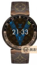 路易·威登智能腕表Tambour Horizon哑光棕色智能腕表