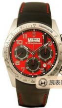 帝舵FASTRIDER42000D-Black leather-red leather lining