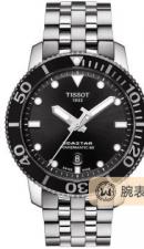 天梭运动潜水1000系列自动款腕表-黑盘